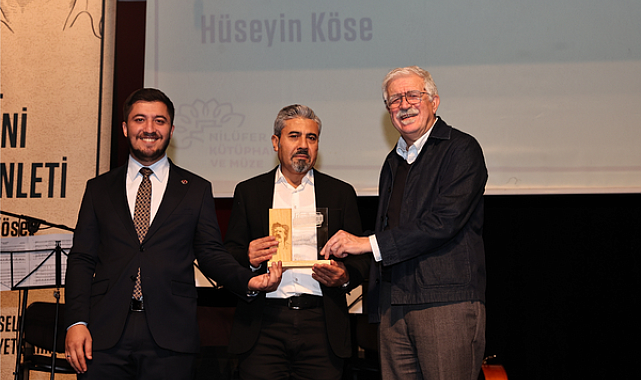 Nilüfer’de Mehmet H. Doğan Ödülü Hüseyin Köse’ye verildi