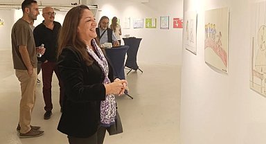 Nilüfer'de uluslararası karikatür sergisi açıldı