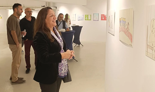 Nilüfer'de uluslararası karikatür sergisi açıldı