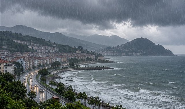 Ordu ve Giresun için kuvvetli yağış uyarısı