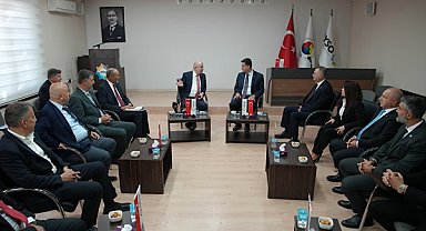 Özdağ, Aydın Sanayi Odası’nı ziyaret etti