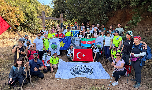 Prizrenli dağcılar Selçuk’ta 55 kişilik kardeşlik yürüyüşünde buluştu