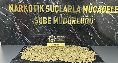 Sakarya’da 950 gram skunk ele geçirildi