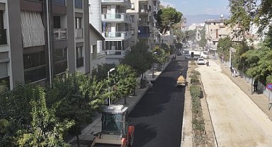 Salihli’de Ferah Caddesi’nde asfalt çalışması başladı