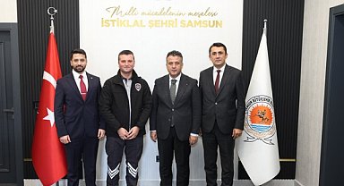 Samsun’da güvenlik görevlisine hayat kurtaran müdahalesi nedeniyle teşekkür