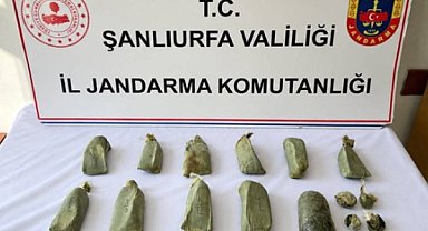 Şanlıurfa'da uyuşturucu operasyonunda 5,5 kilogram esrar ele geçirildi