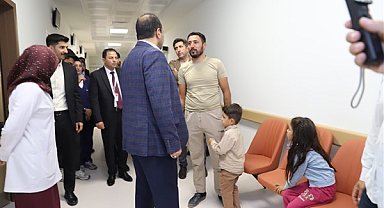 Şanlıurfa İl Sağlık Müdürü Berk, Şanlıurfa Şehir Hastanesini ziyaret etti