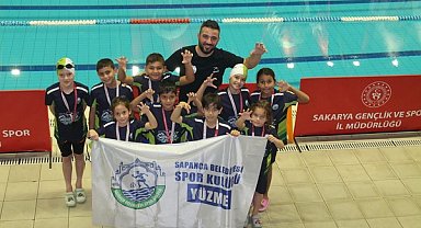 Sapanca Belediyesi yüzücüleri 34 kişisel rekor kırdı