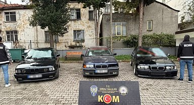 Şase numaraları değiştirilen 6 araca el konuldu