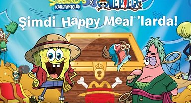 Sünger Bob ve One Piece’in eğlenceli buluşması McDonald’s Türkiye’de