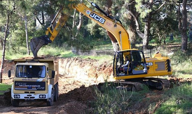 Tek Sarnıç Kent Parkı’ndaki dere ıslahı yağışlarda etkisini gösterdi