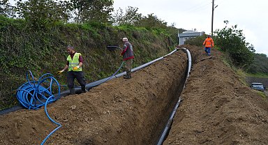 Trabzon'a 6 bin metrelik içme suyu hattı inşa ediliyor