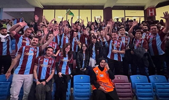 Trabzon'da 21 ülkeden 140 genç tribünleri doldurdu