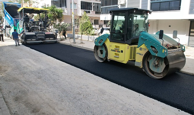 Turgutlu Türkmen Yolu'nda asfalt çalışmaları başladı