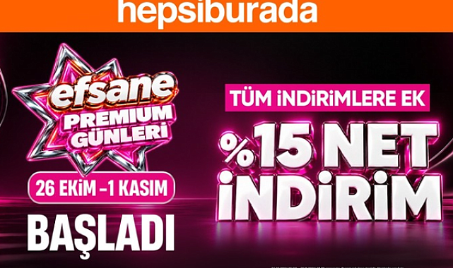 Türkiye'nin Efsane Kasım'ı Hepsiburada ile başladı