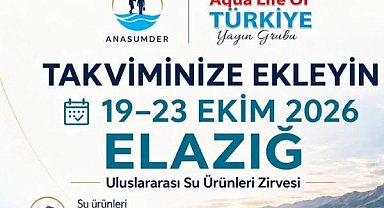 Uluslararası Su Ürünleri Zirvesi 19-23 Ekim’de Elazığ’da düzenlenecek