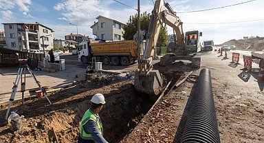 Urla’da 160 milyon liralık yağmur suyu altyapı yatırımında sona gelindi 