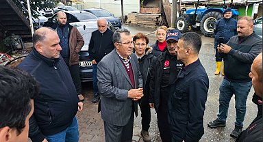 Vali Aktaş, Gebze’de selde kaybolan vatandaş için yürütülen çalışmaları inceledİ
