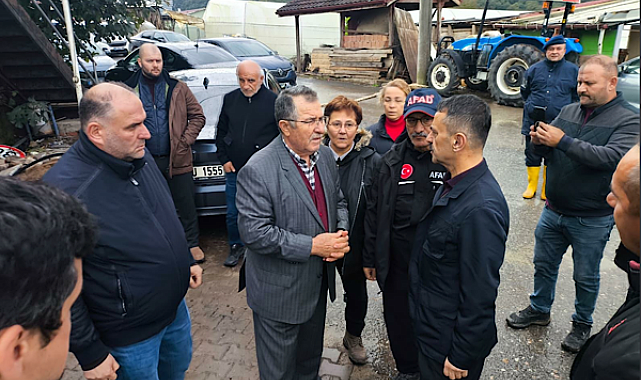 Vali Aktaş, Gebze’de selde kaybolan vatandaş için yürütülen çalışmaları inceledİ