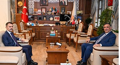 Vali Aktaş, GTÜ Rektörü Mantar’ı ziyaret etti