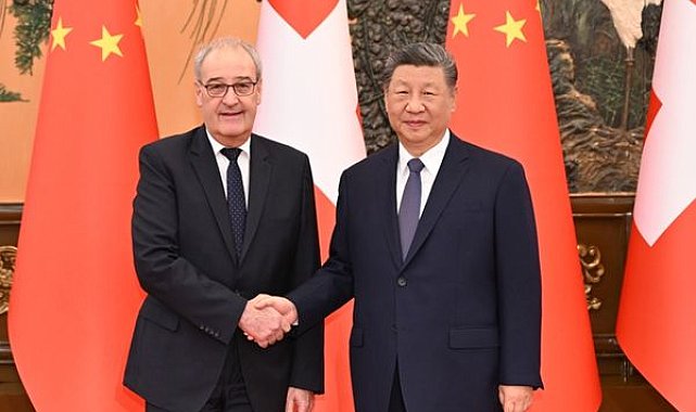 Xi Jinping, İsviçreli mevkidaşı ile görüştü