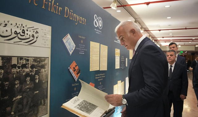 Ziya Gökalp’in 150. yılına özel sergi Millî Kütüphane’de açıldı