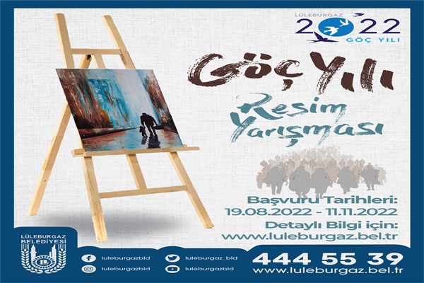 Lüleburgaz Belediyesi’nden ”2022 Göç Yılı’nda” resim yarışması