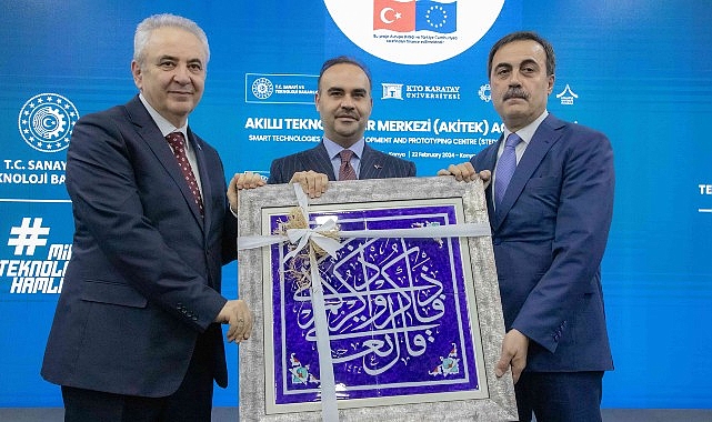 Akitek'in Açılışı, T.C. Sanayi ve Teknoloji Bakanı Fatih Mehmet Kacır'ın Katılımı İle Gerçekleşti