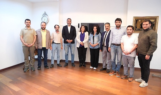 Aydın Gazeteciler Cemiyeti'nden Başkan Çerçioğlu'na Ziyaret