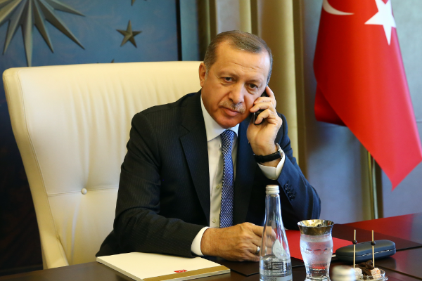 Cumhurbaşkanı Erdoğan, İran Cumhurbaşkanı Vekili Muhbir ile telefonda görüştü