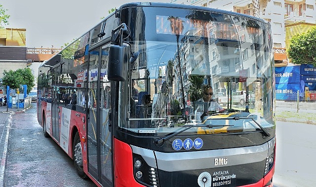 Antalya Büyükşehir'e ait toplu ulaşım araçları 19 Mayıs'ta ücretsiz